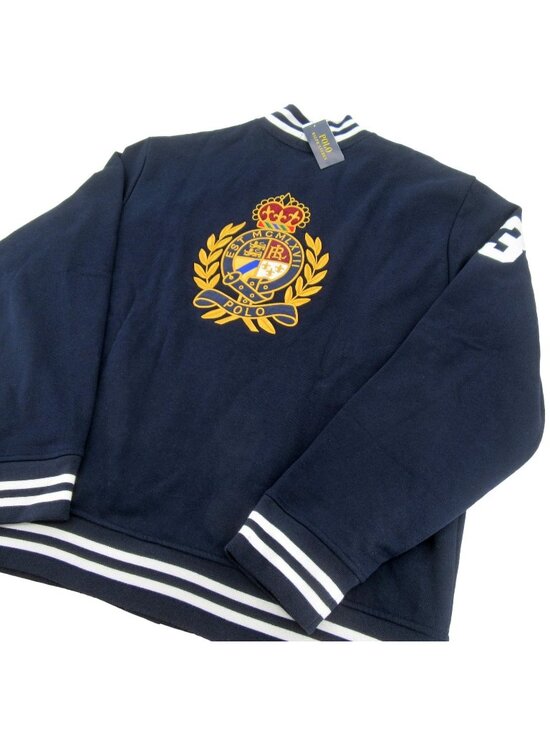 Polo Ralph Lauren Other - Polo Ralph Lauren Big Crest Patch Varsity Jacket Men's Size XL NEW *SEE DEFECTS*